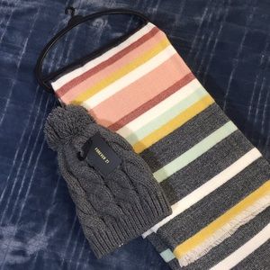 Forever 21 scarf and beanie